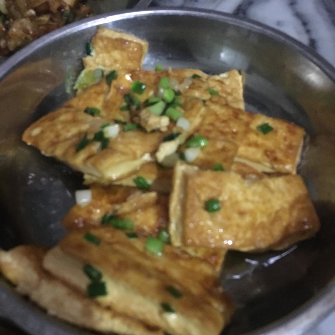 蚝油煎豆腐