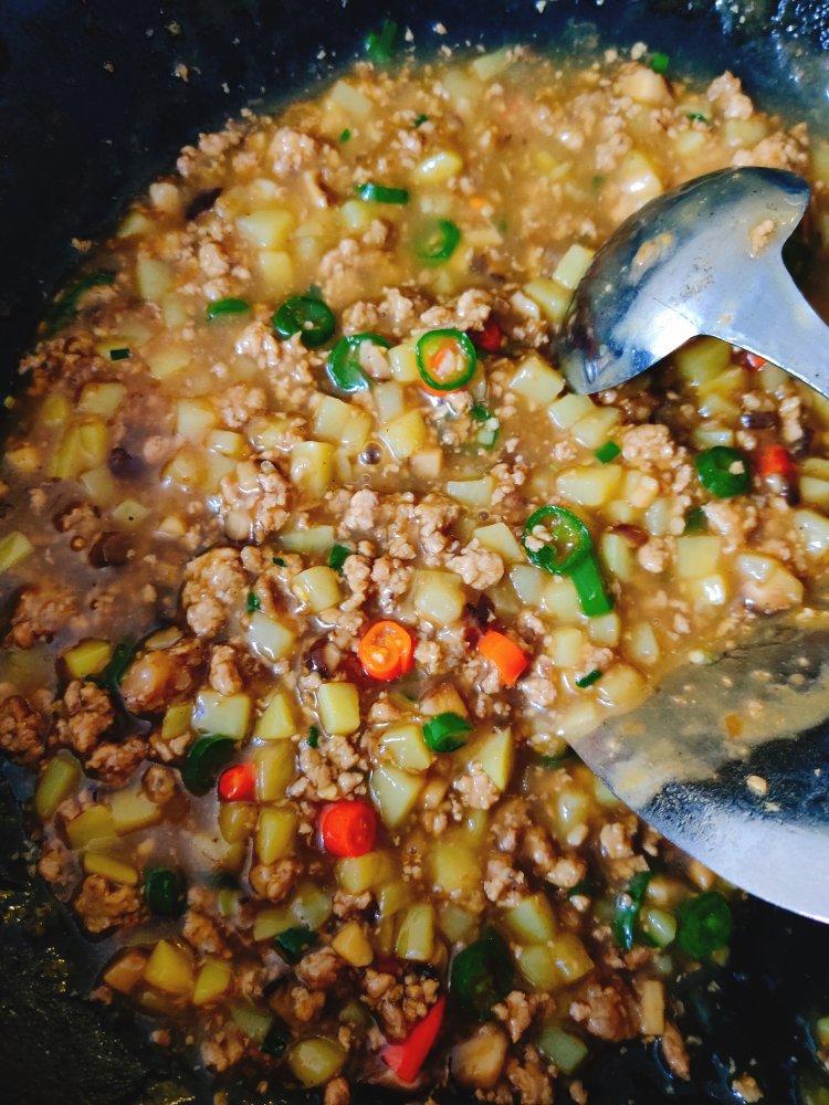㊙️香菇土豆肉沫拌饭❗️比外卖还好吃
