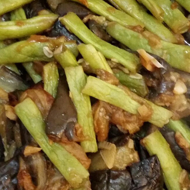 豆角炖茄子（塔吉锅）