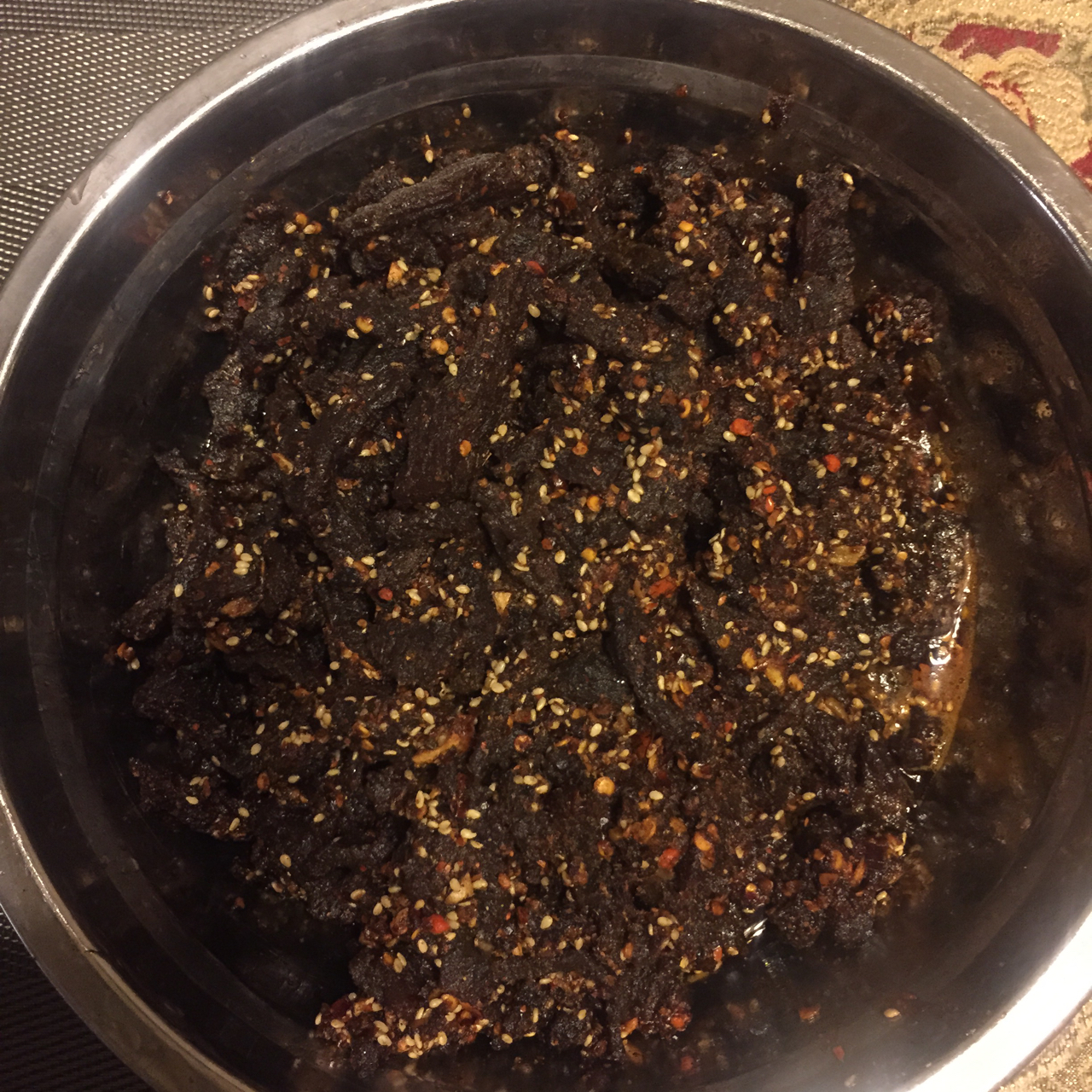 麻辣牛肉干