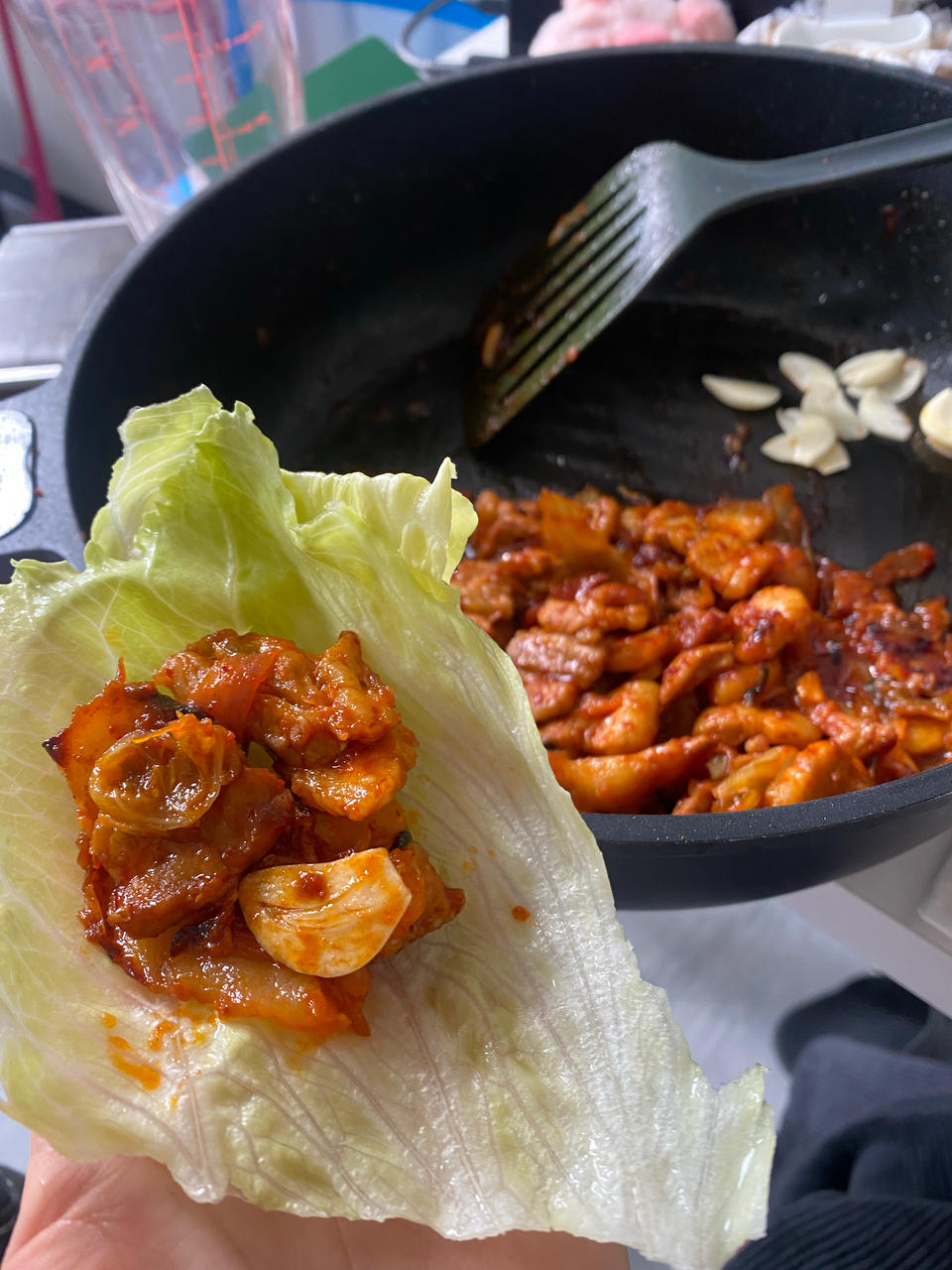 韩式辣炒五花肉