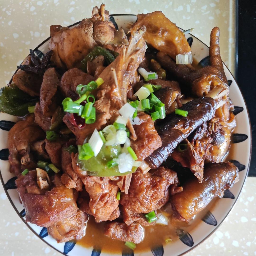 毛豆烧鸡