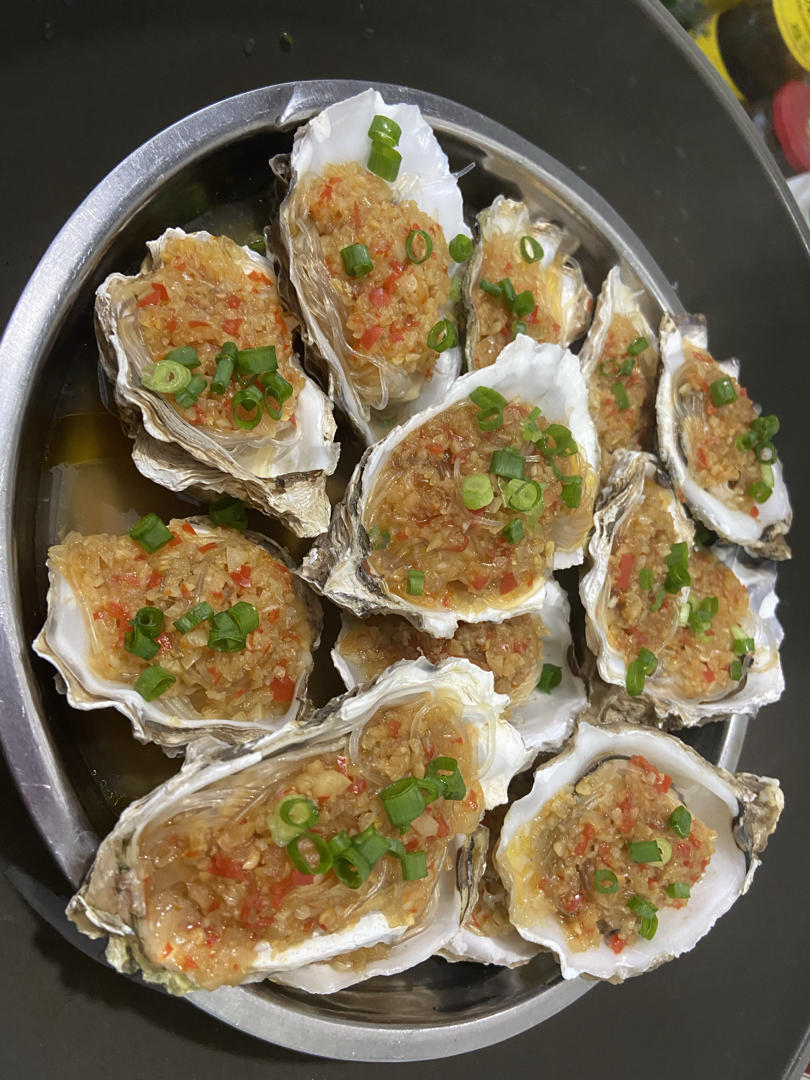 超简单～蒸蒜蓉生蚝