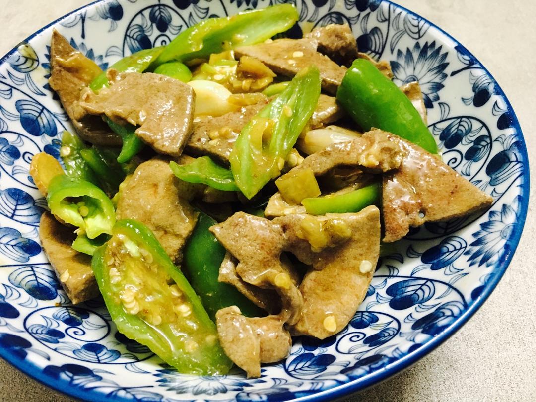 快手菜之小炒猪肝