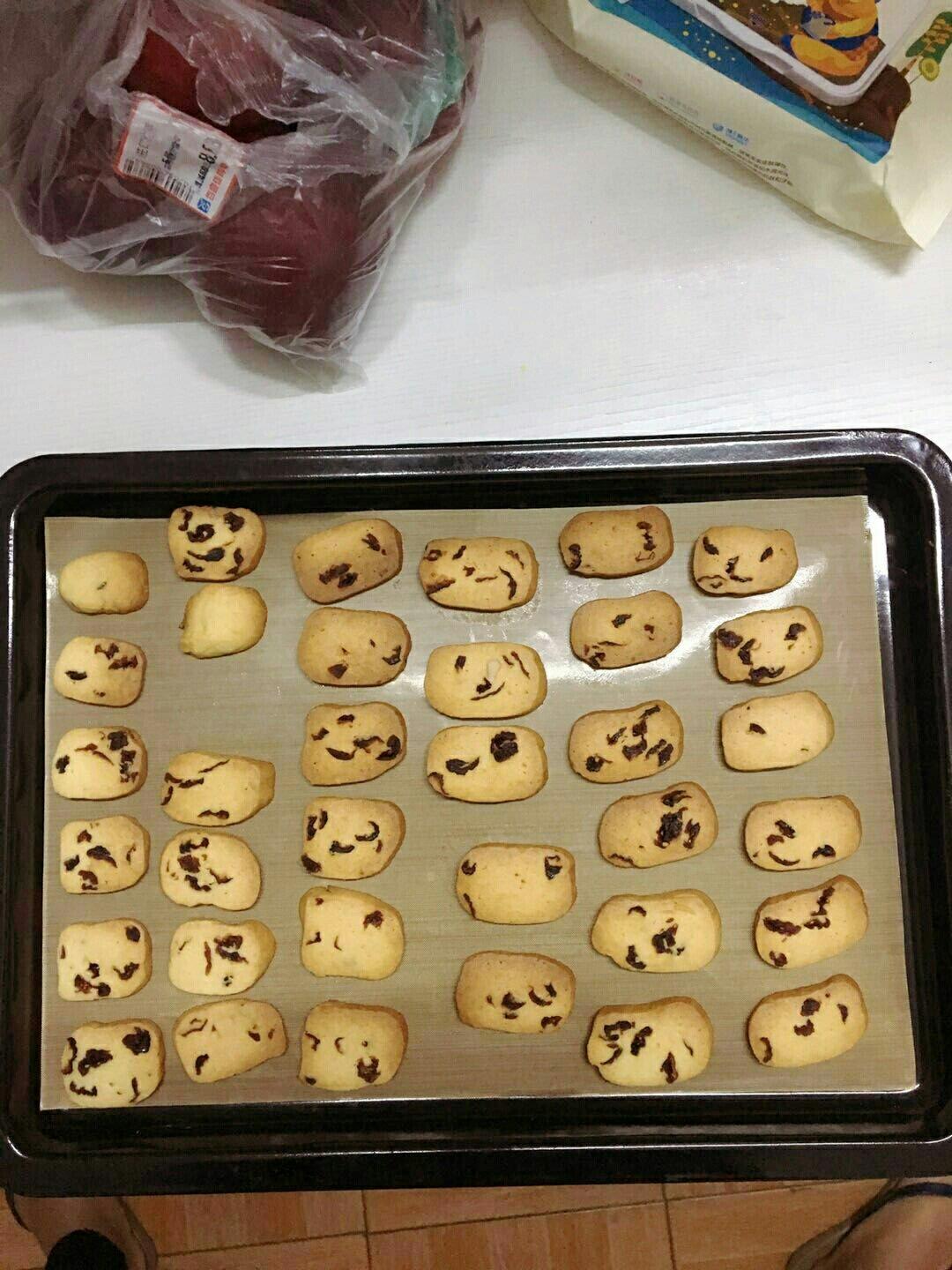 低糖少油版蔓越莓饼干