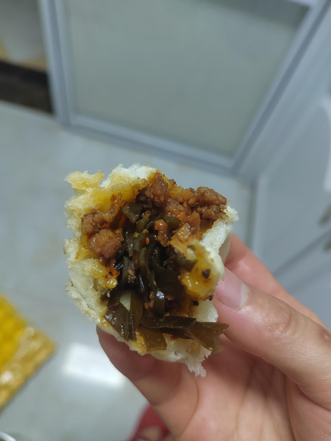 海带肉沫包子