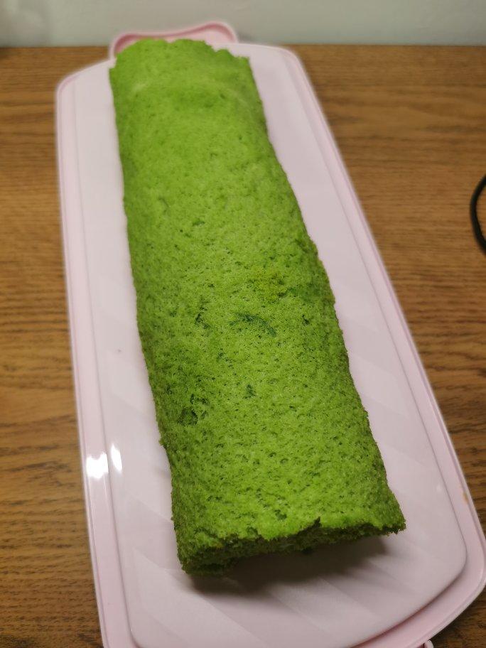 菠菜汁蛋糕卷