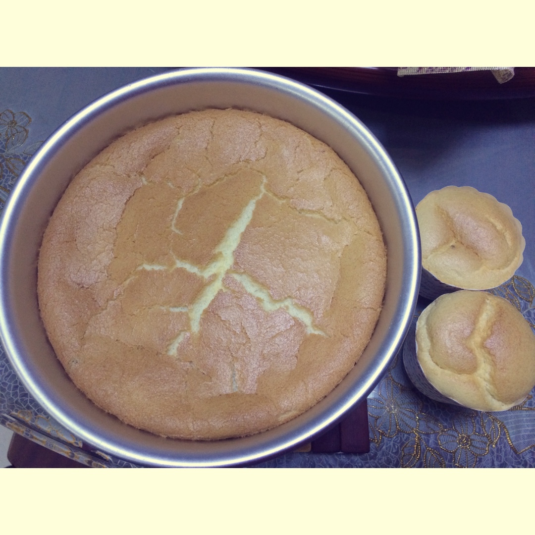 #黄金烤箱#贝奥beow K30W烤箱测评----8寸完美不裂版牛奶戚风蛋糕