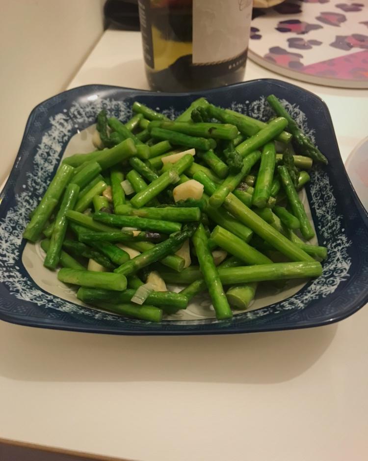 鲜味油淋芦笋