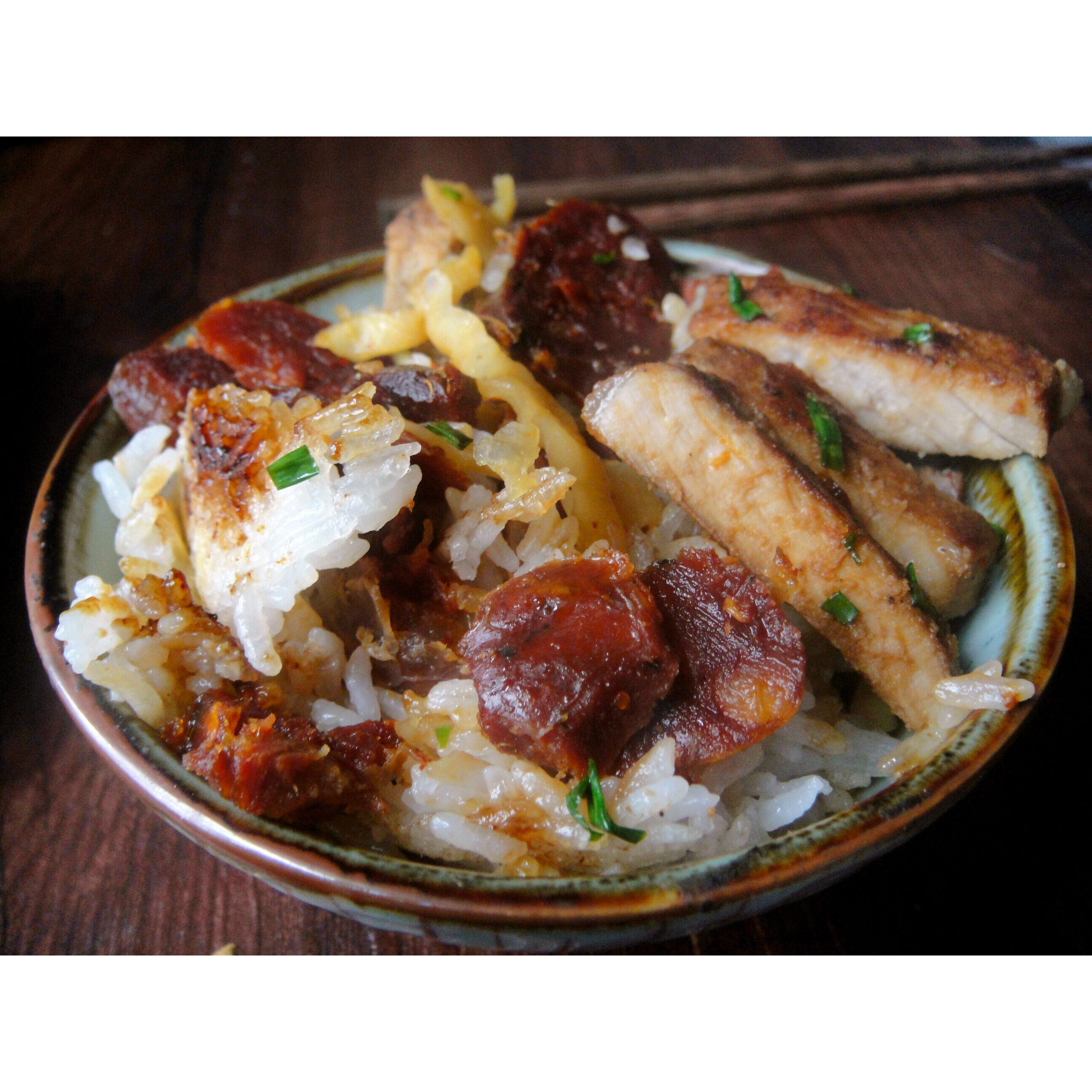 香肠煲仔饭