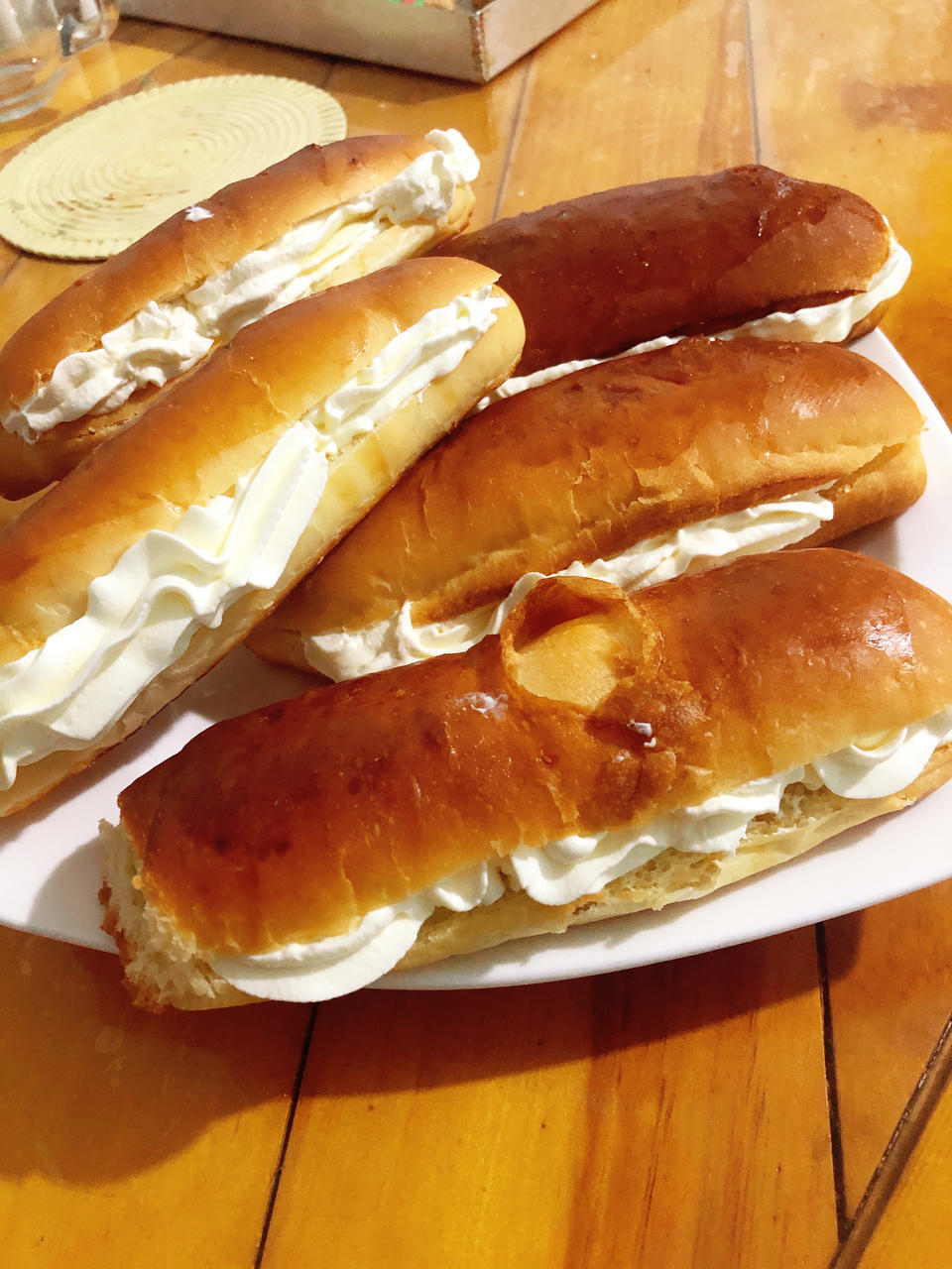 小七顶呱呱做的维也纳奶油面包