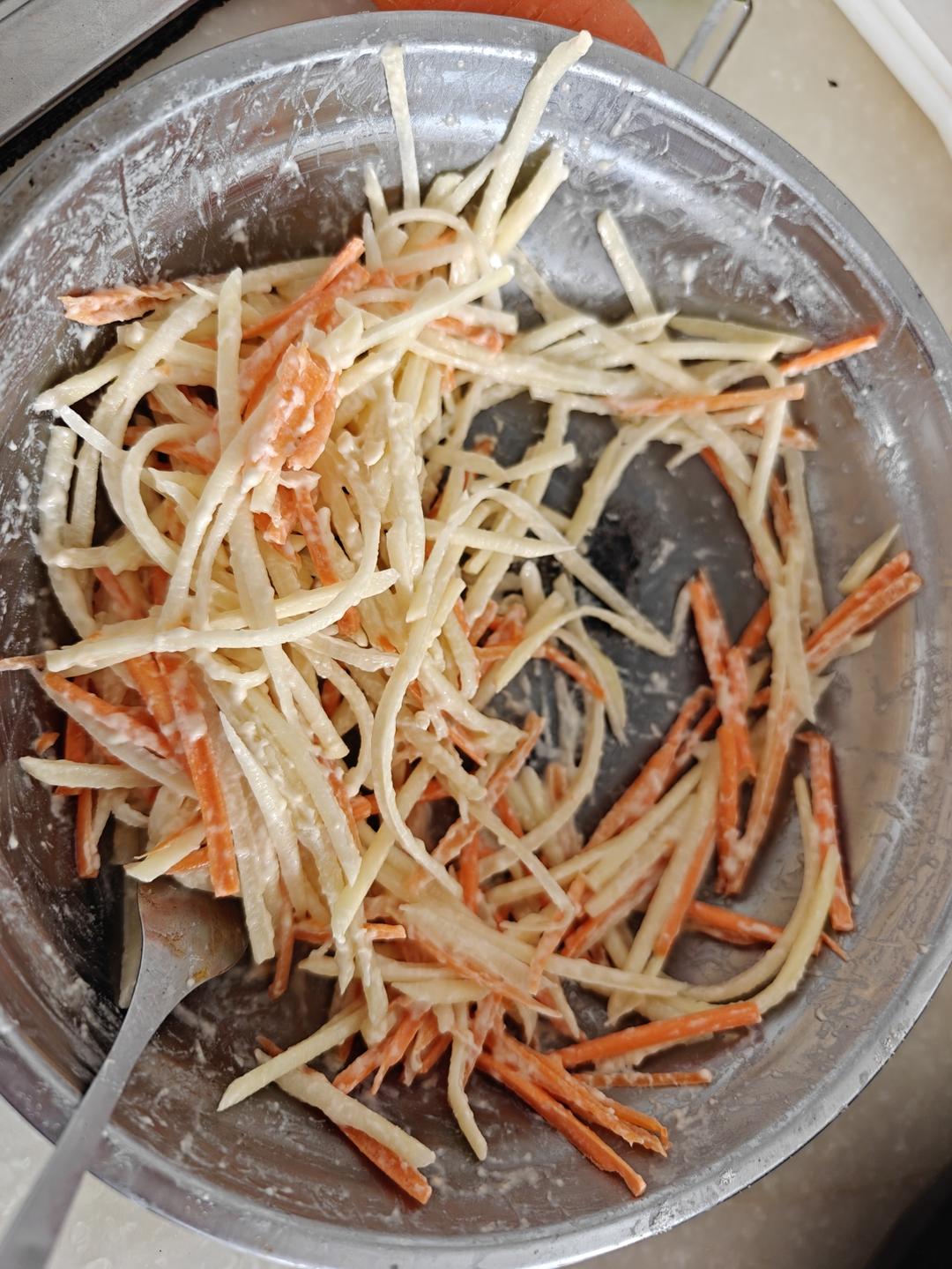 大爱土豆萝卜低脂营养新吃法-鸟巢鸡蛋饼