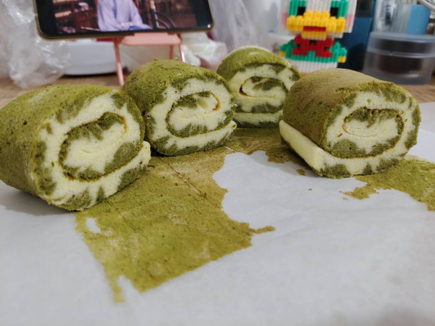 抹茶旋风蛋糕卷