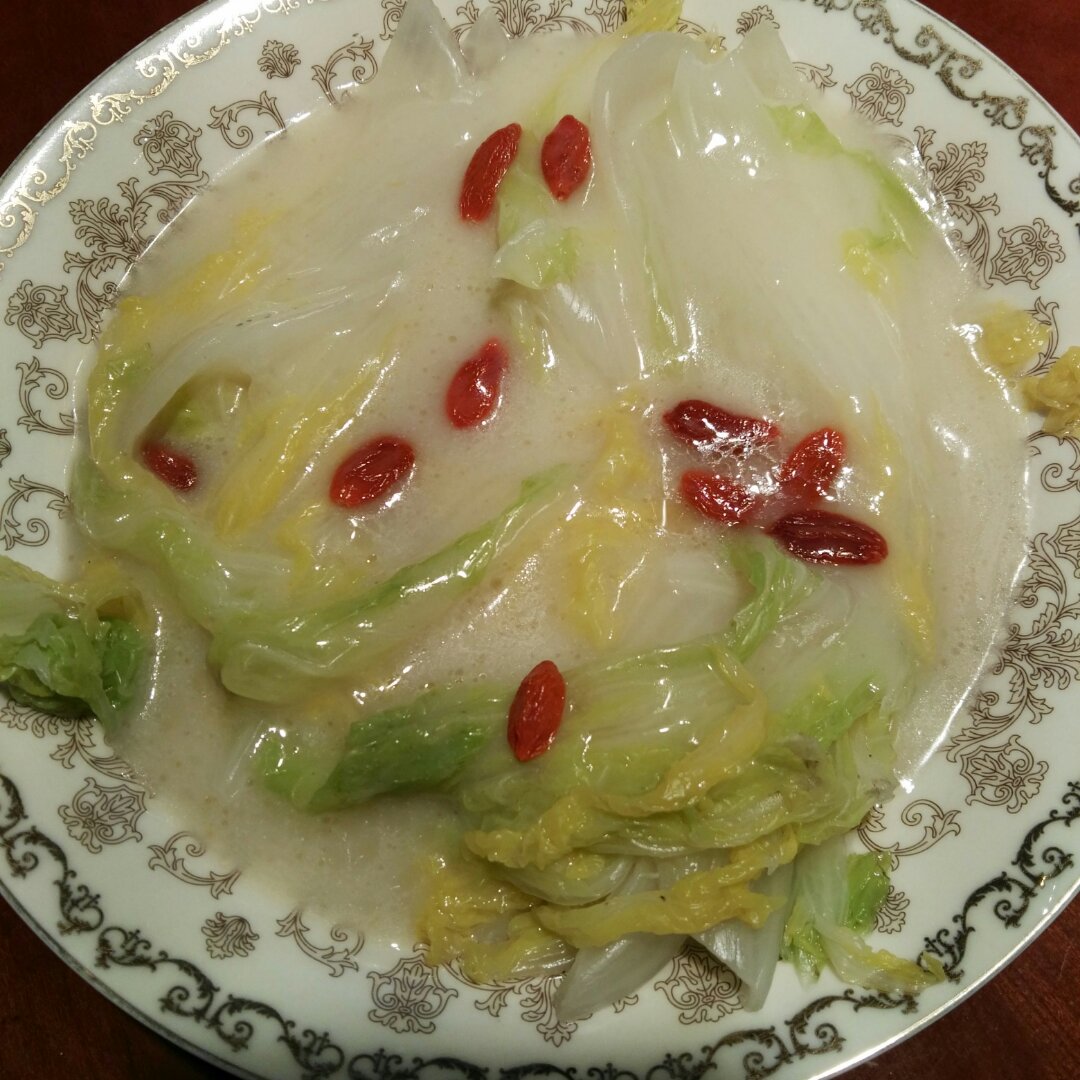 22x7r0做的上汤奶白菜