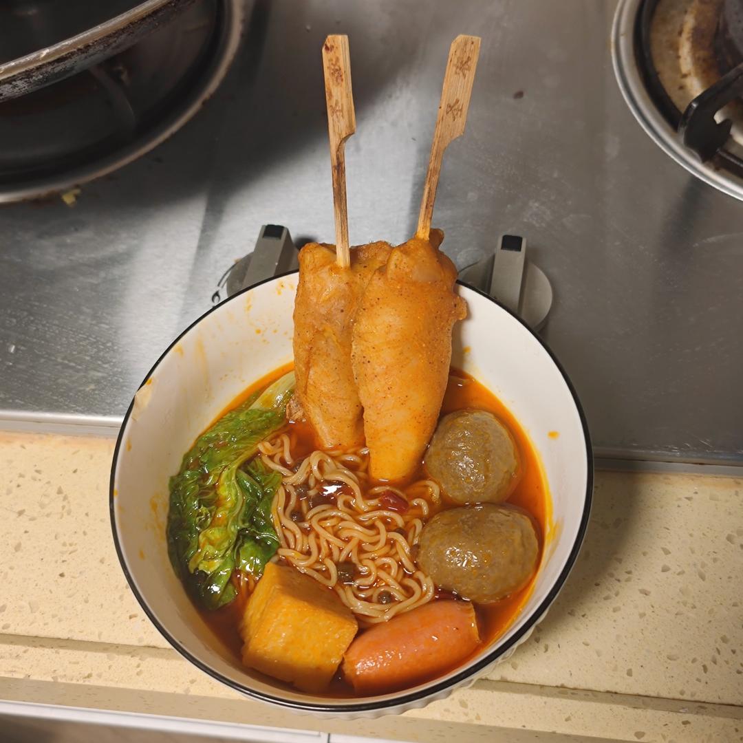 火锅底料煮面