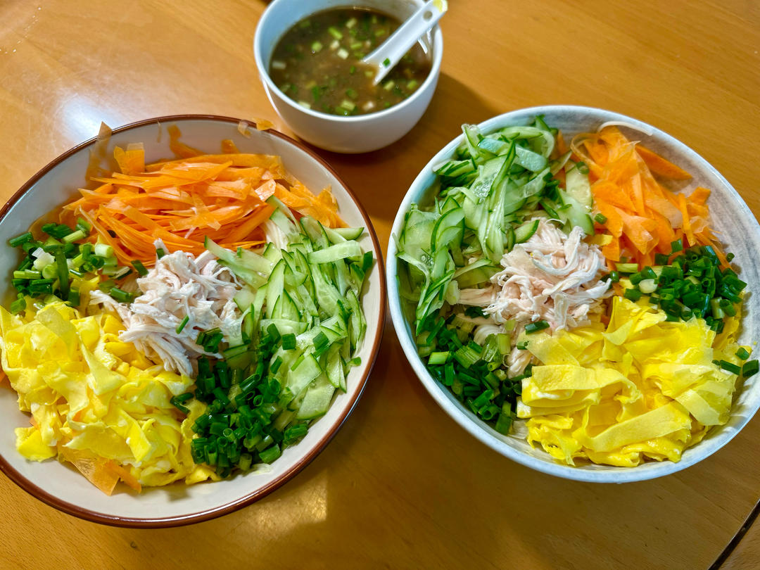 鸡丝凉面(快手菜)