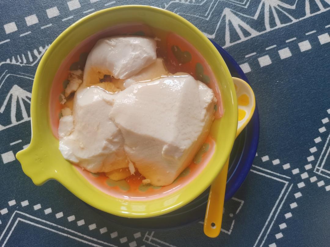 自己做的豆腐花