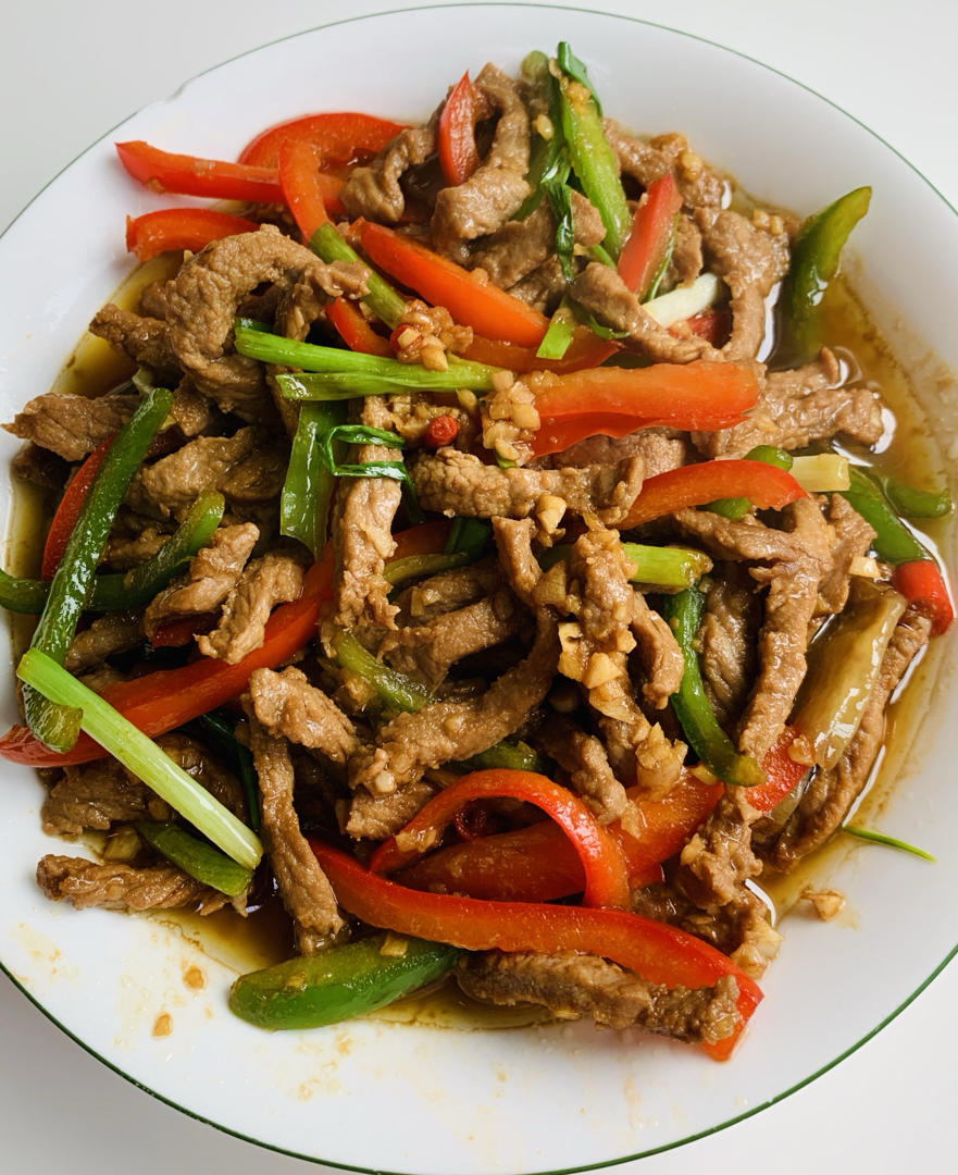 爆牛肉（可以配上3碗白米饭哈哈）