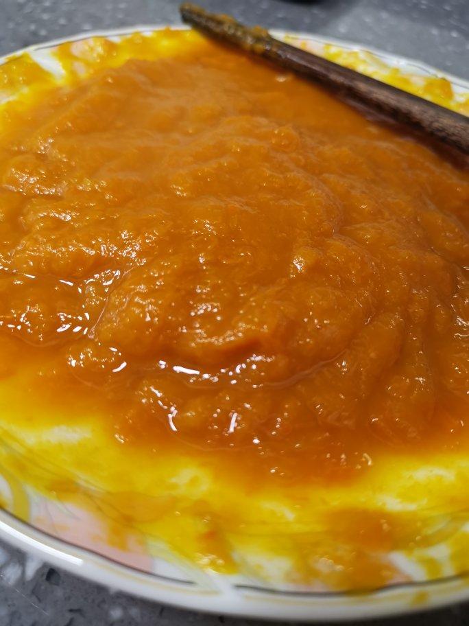 不加1滴水的南瓜发面饼