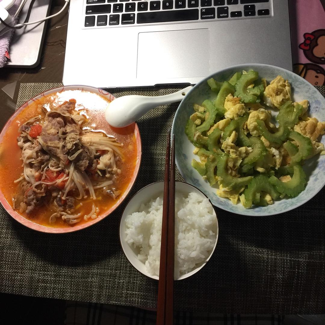 苦瓜炒蛋