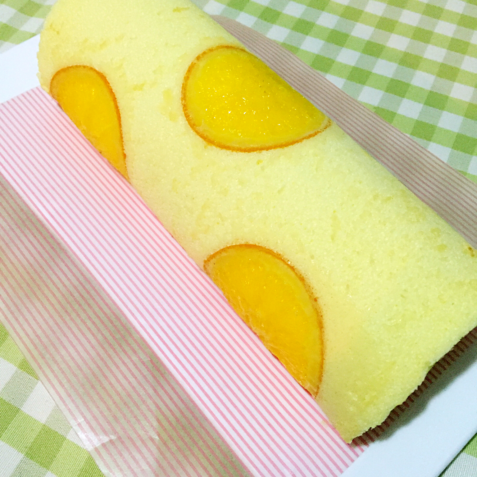 橙香蛋糕卷