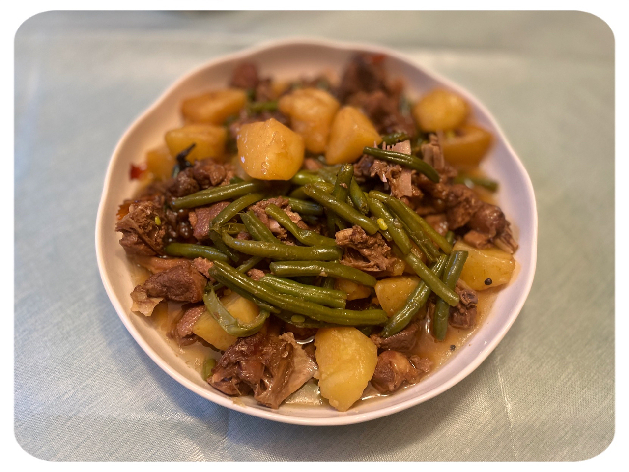 [原创] 东北名菜，铁锅炖大鹅土豆