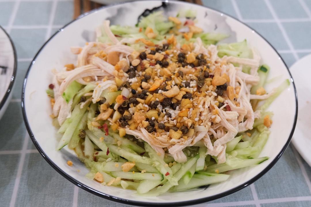 香辣凉拌鸡丝