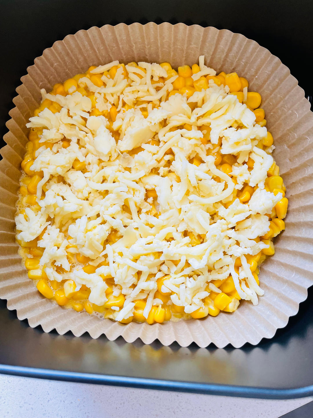 【空气炸锅食谱】玉米芝士烙