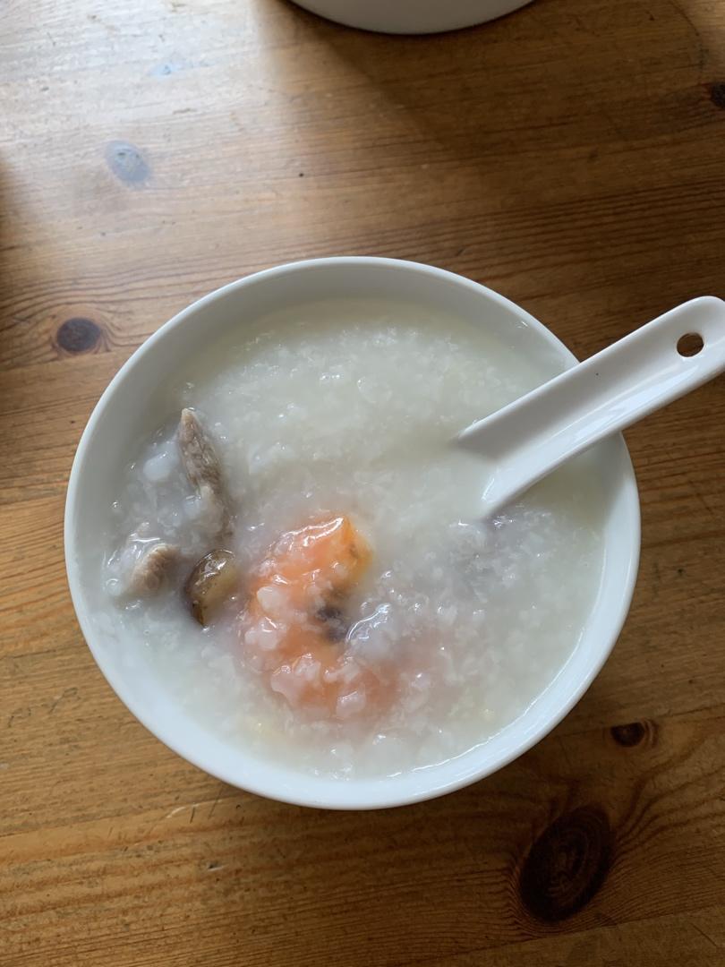 海参虾仁干贝粥