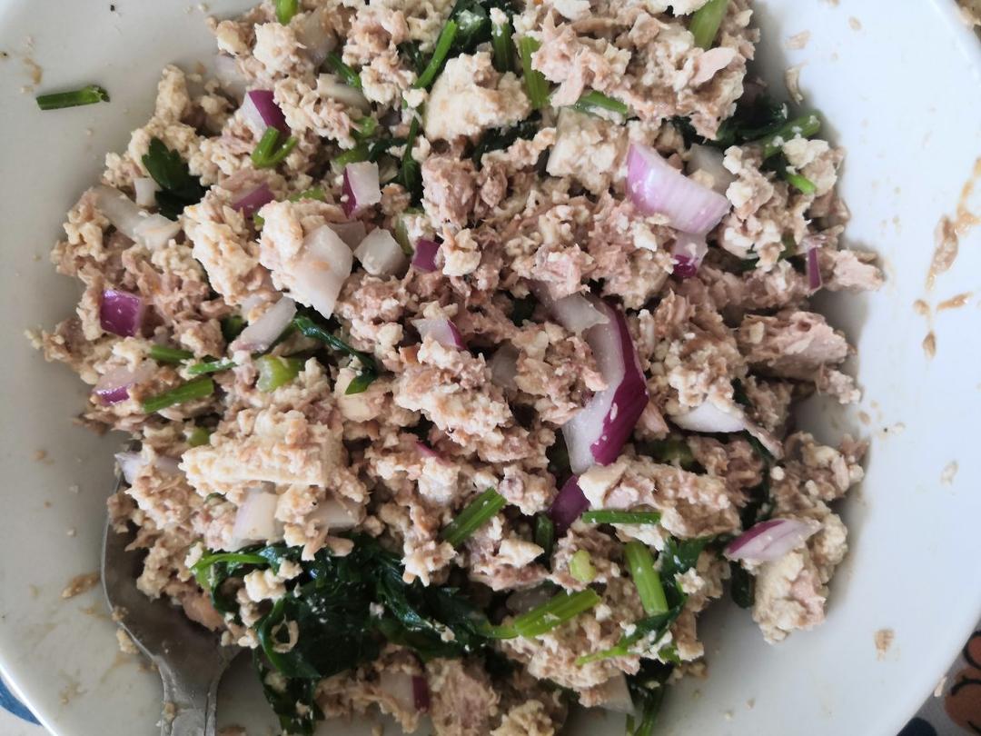 【健康三餐】金枪鱼豆腐沙拉