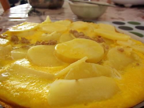 土豆肉末焖蛋的做法