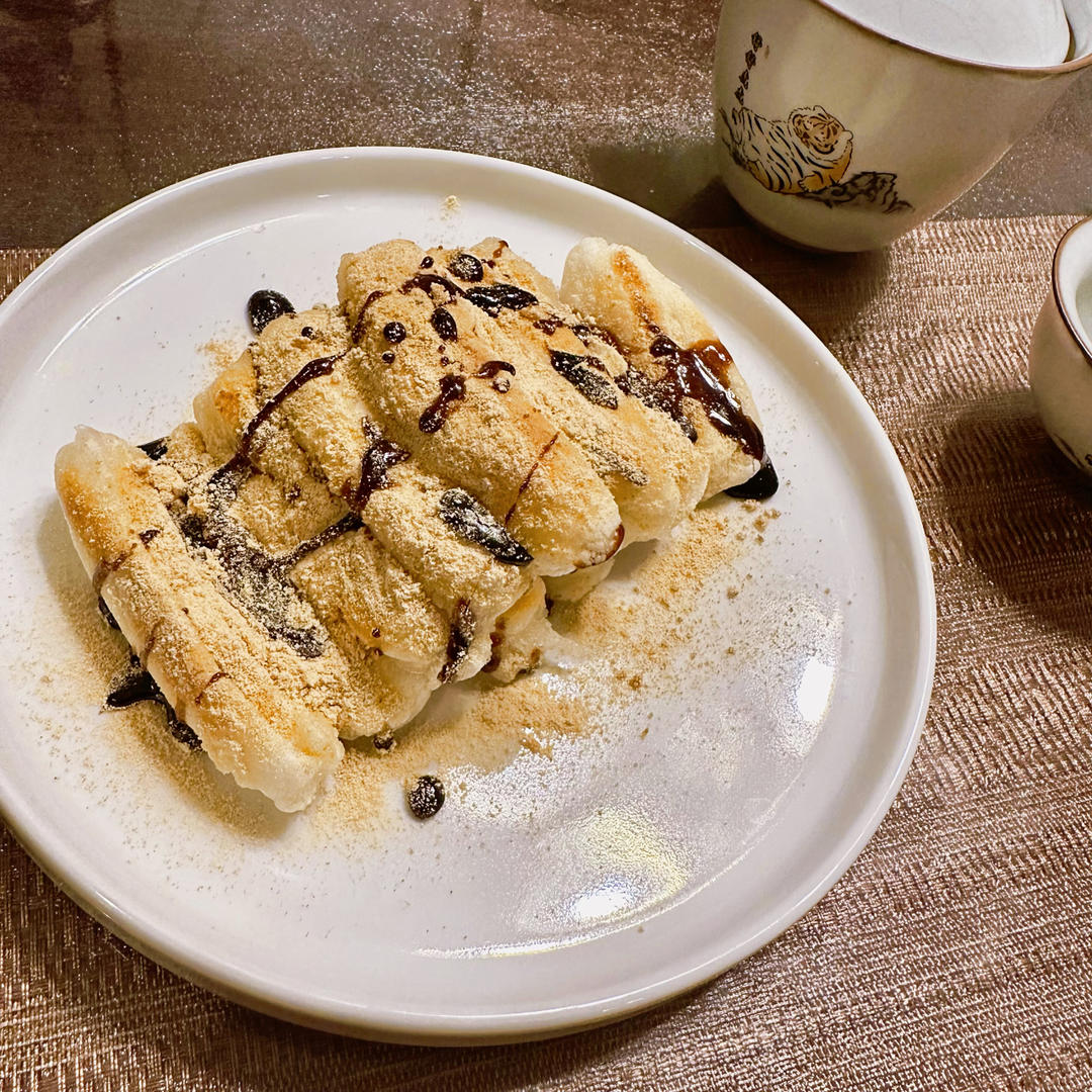 外脆里软❗️糯叽叽的红糖糍粑❗️巨好吃