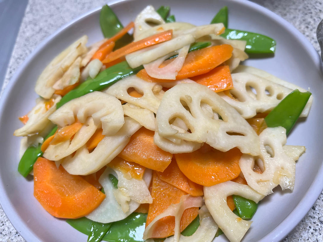 三色小素炒（夏天的清爽）