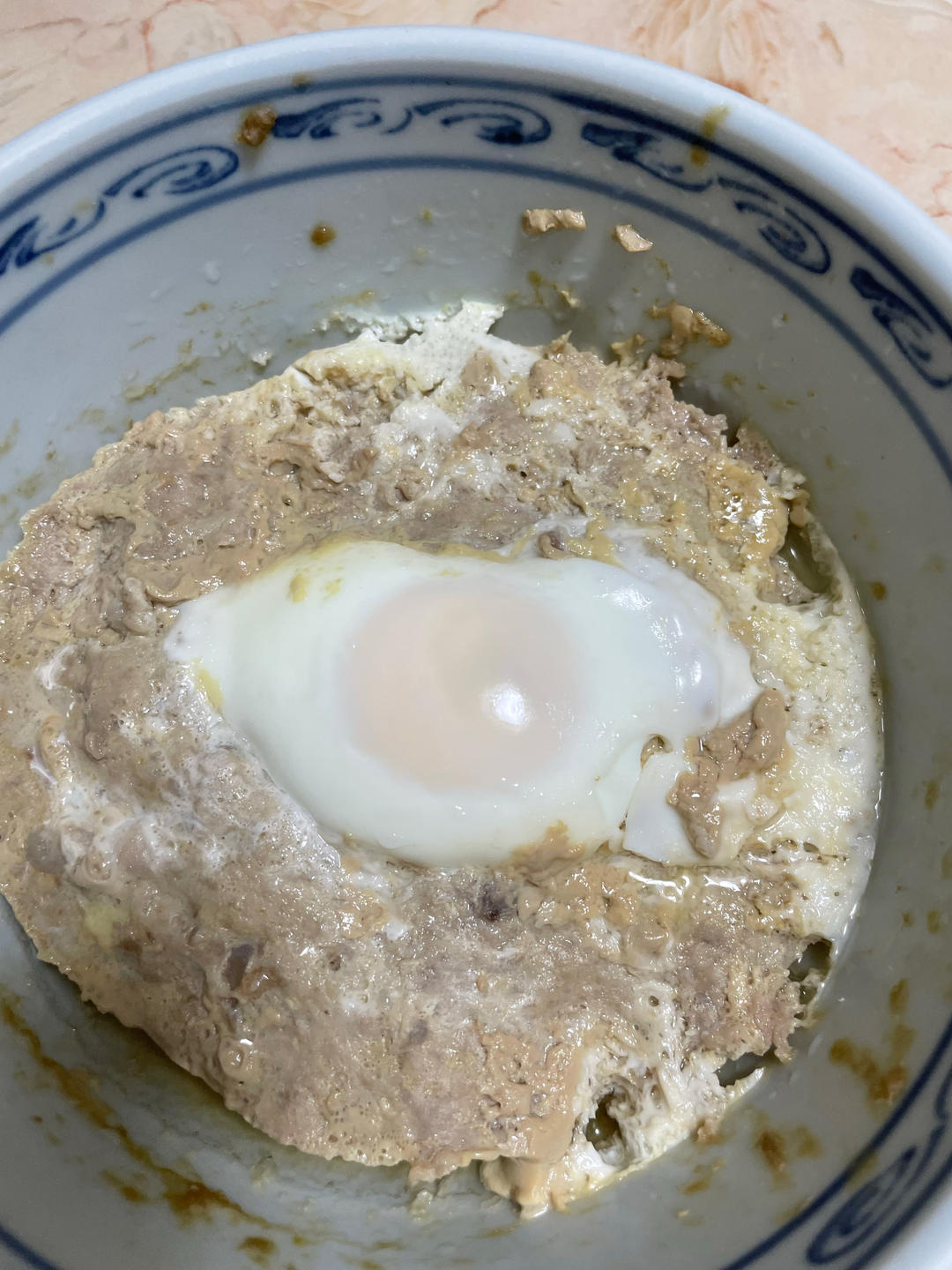 简单又好吃的肉饼蒸蛋
