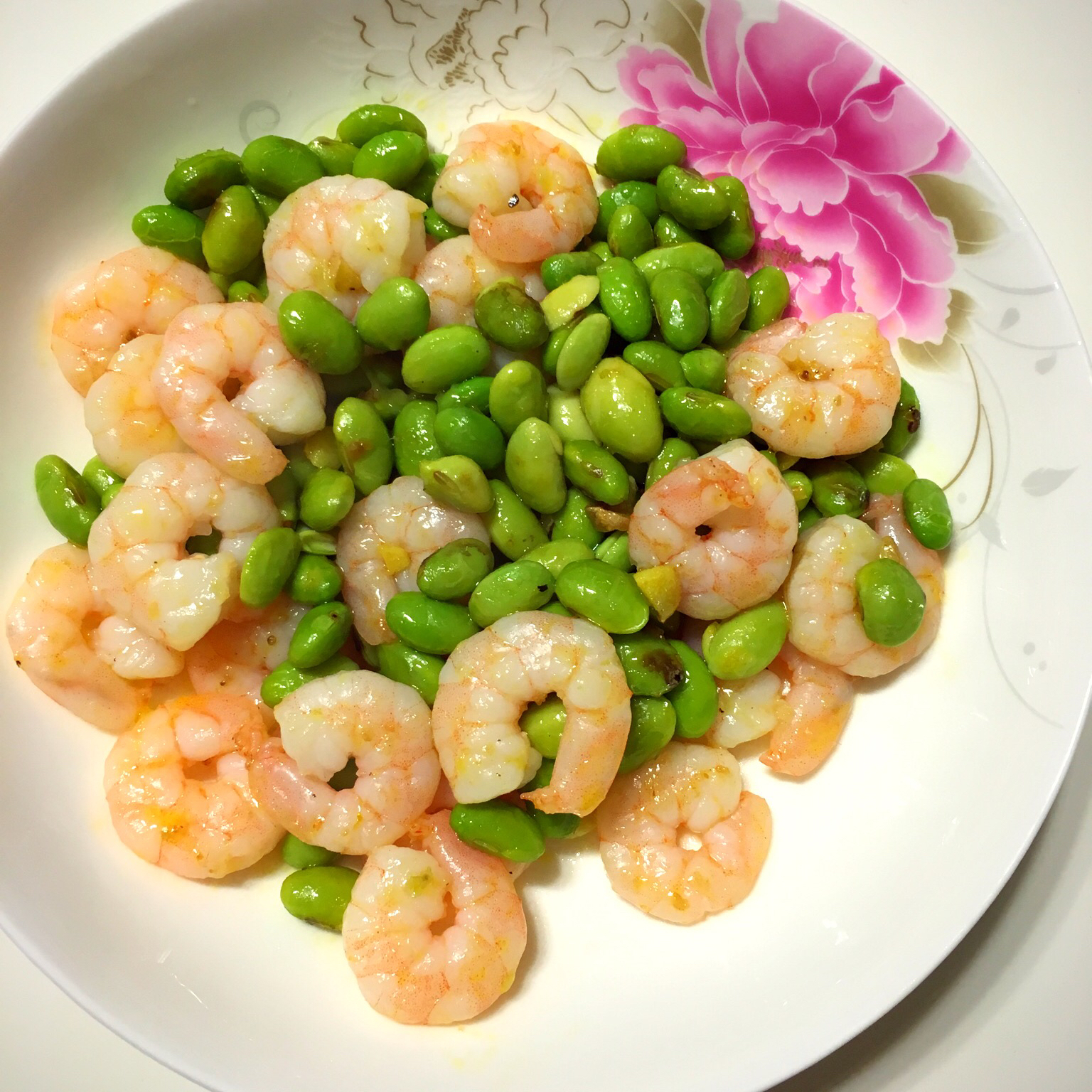 蚕豆炒虾仁
