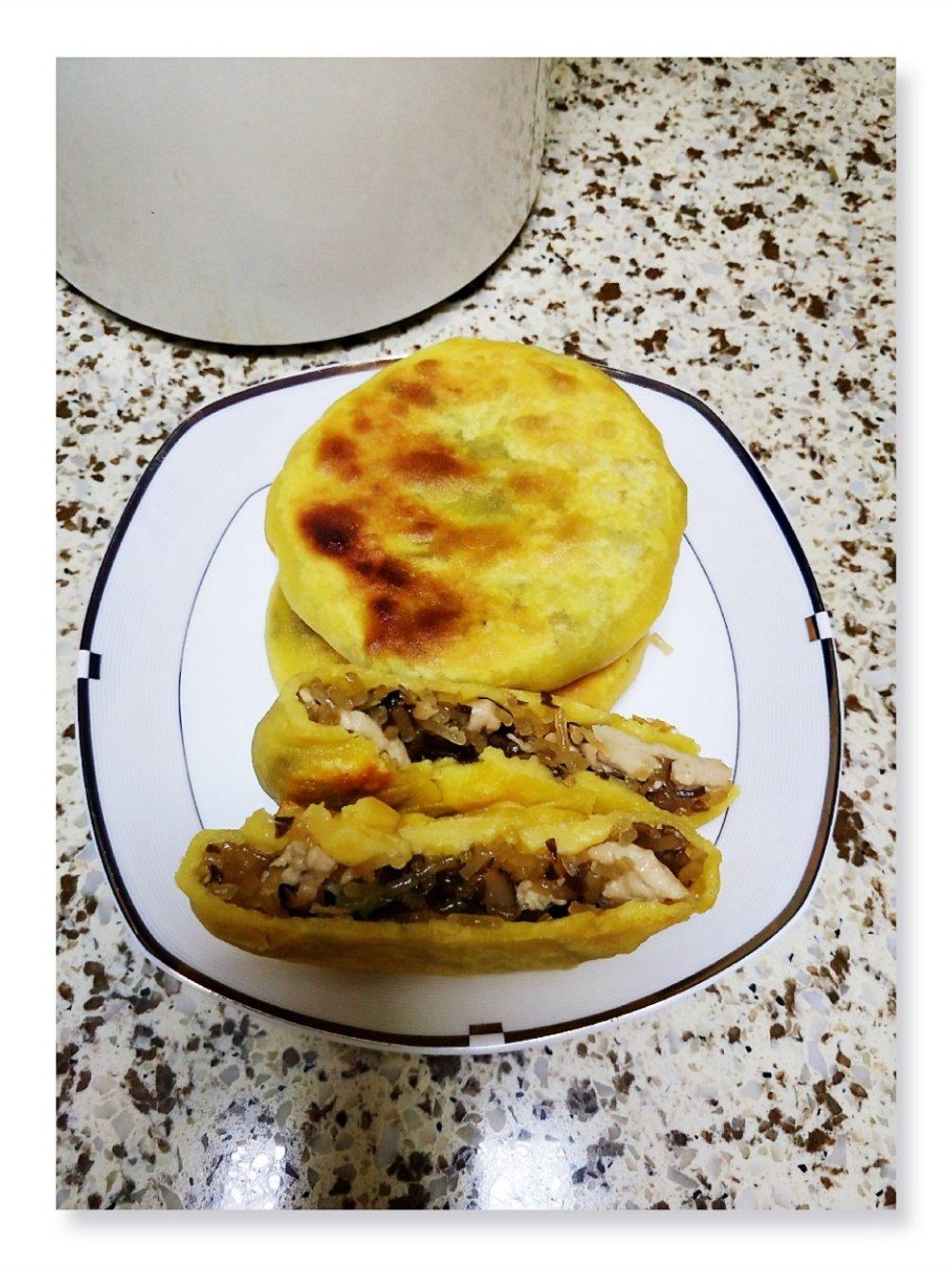 韭菜鸡蛋馅饼