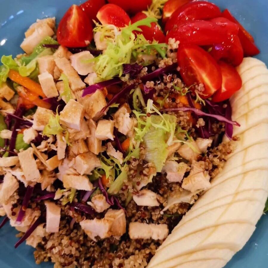 藜麦鸡胸肉沙拉|低卡路里高蛋白