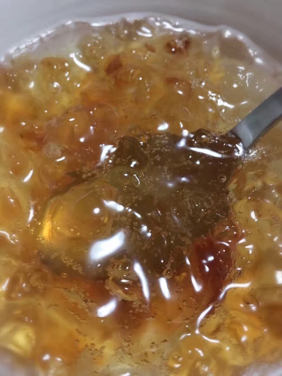 桃胶皂角米甜汤的做法
