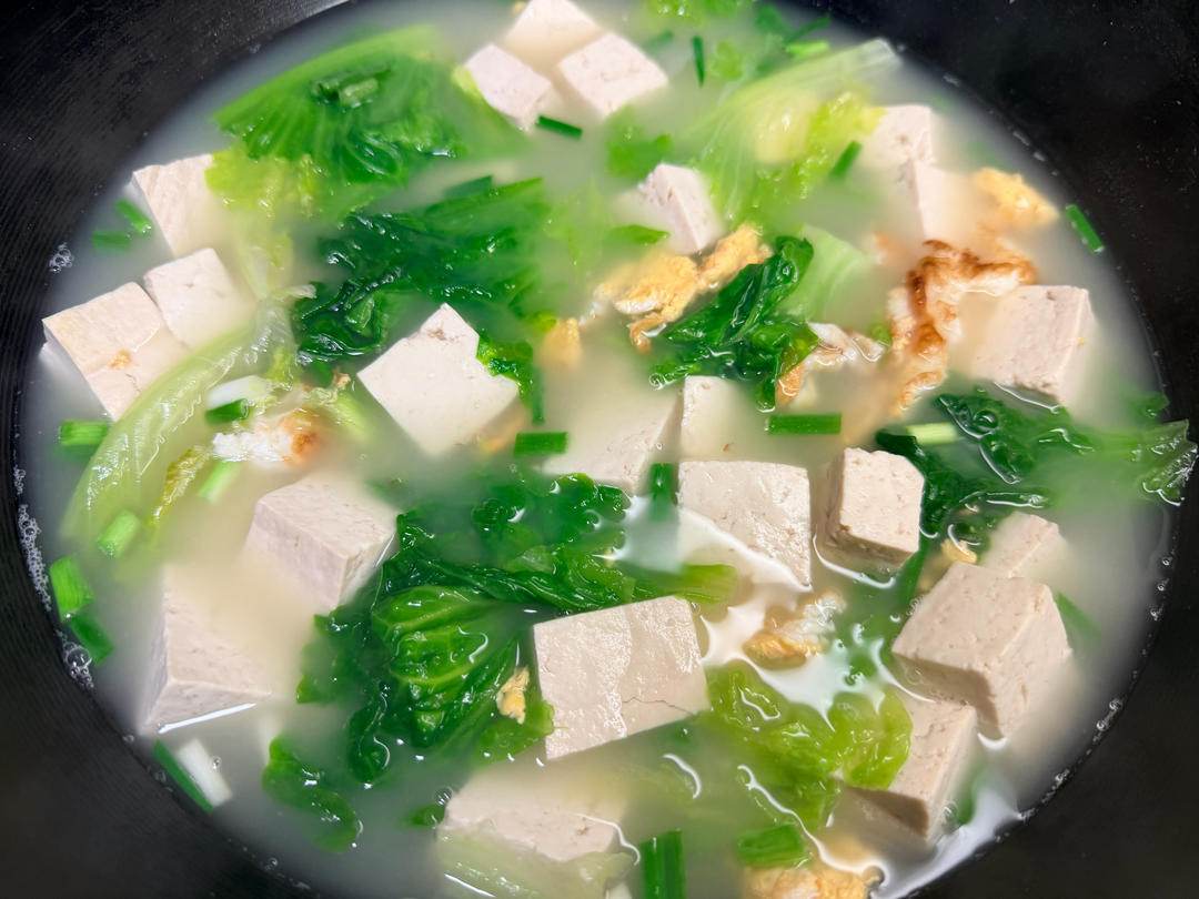 生菜豆腐汤