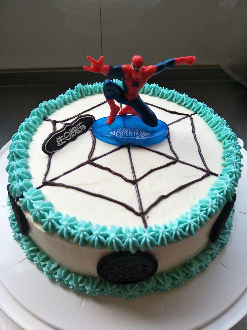 蜘蛛侠蛋糕