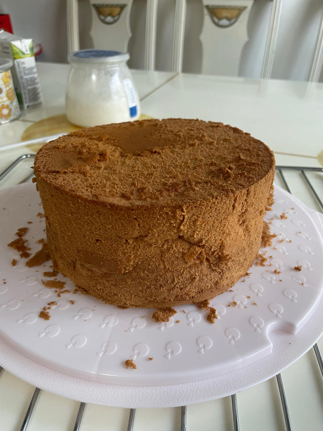 零失败6寸戚风蛋糕（十分钟制作，合适新手宝宝）