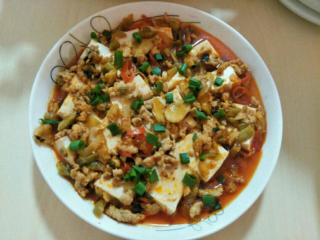 肉末蒸豆腐