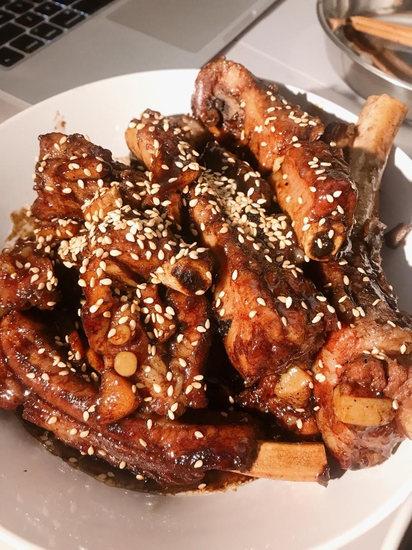 糖醋排骨/糖醋小排（不放油）（12345口诀做出正宗上海本帮）