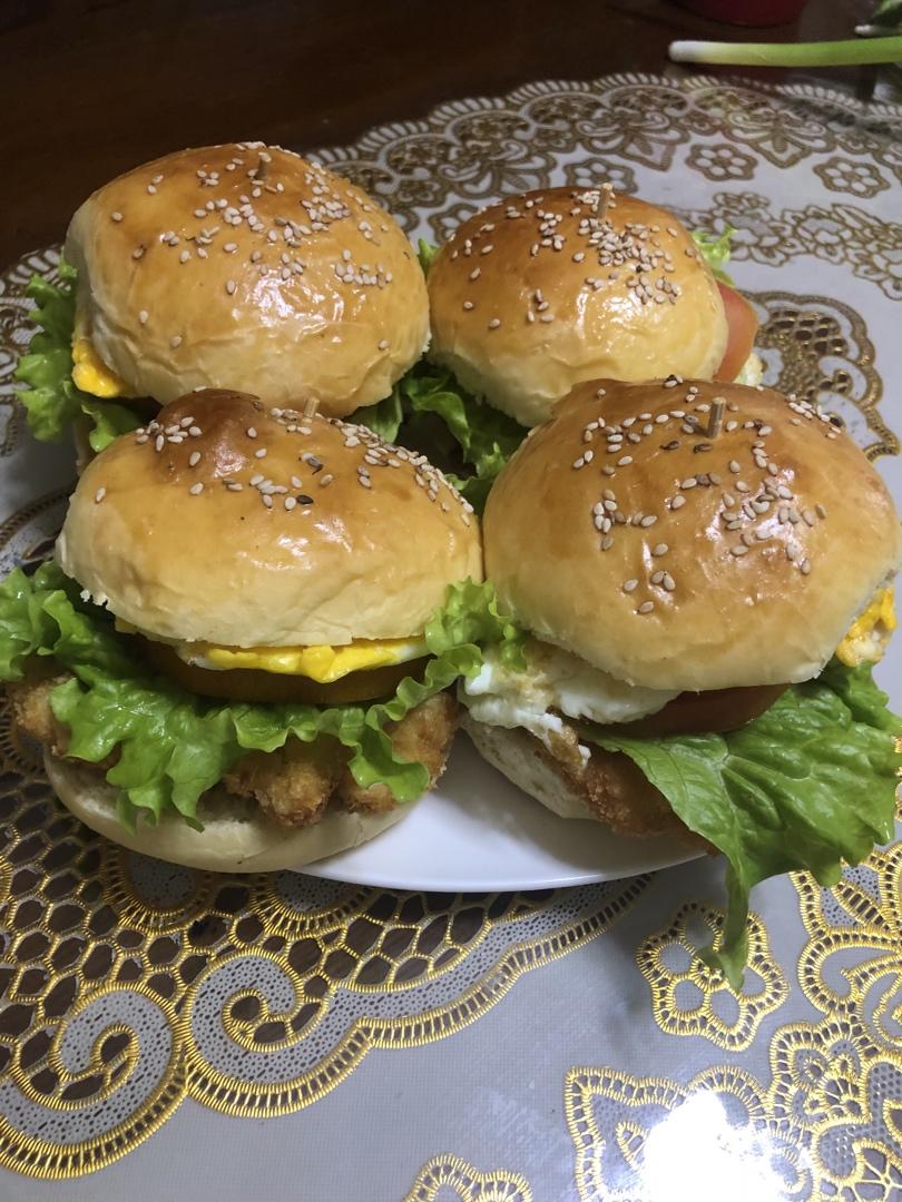 一次性发酵汉堡包🍔（波兰酵头）