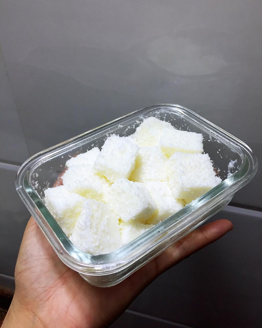 椰蓉牛奶小方-无淡奶油健康低糖