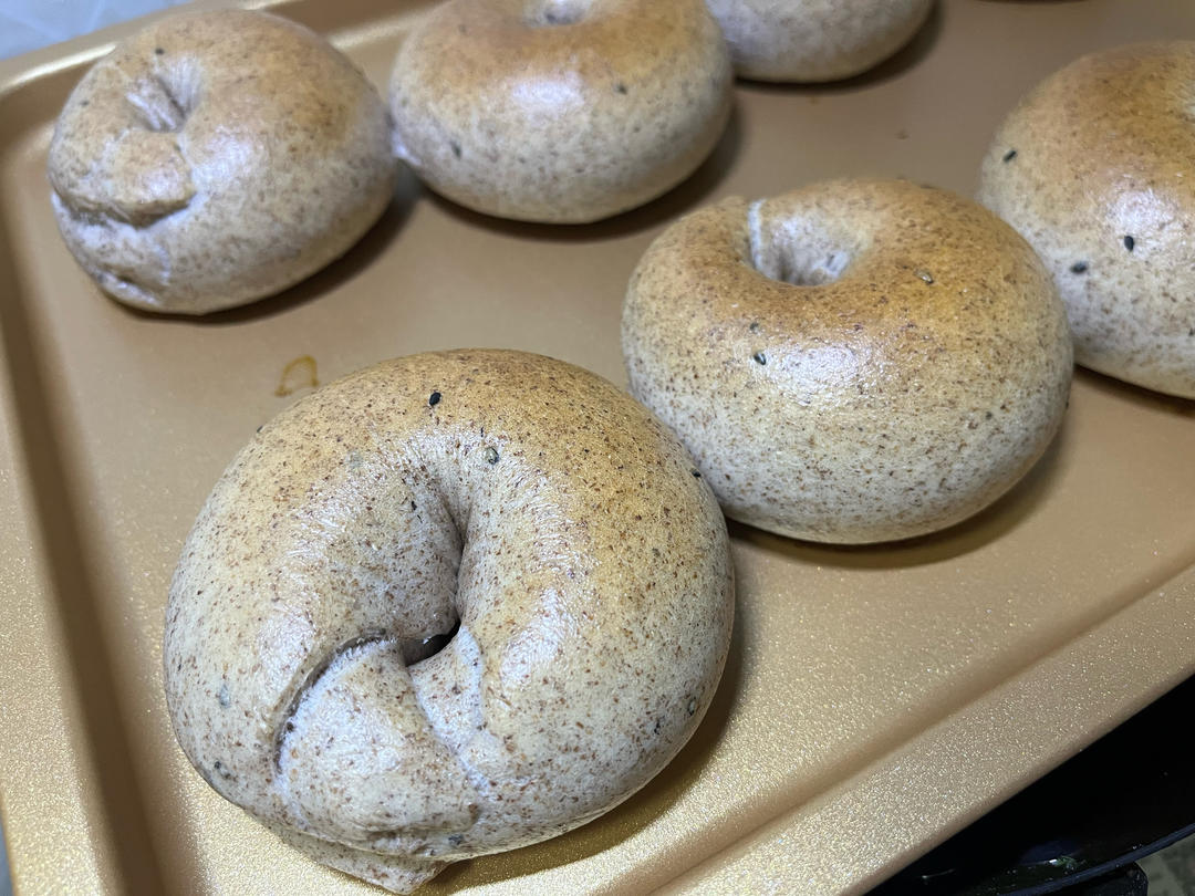 无油无糖，好吃又健康的全麦贝果