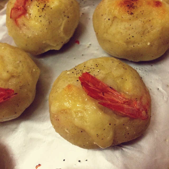 土豆芝士虾球（烤箱版）