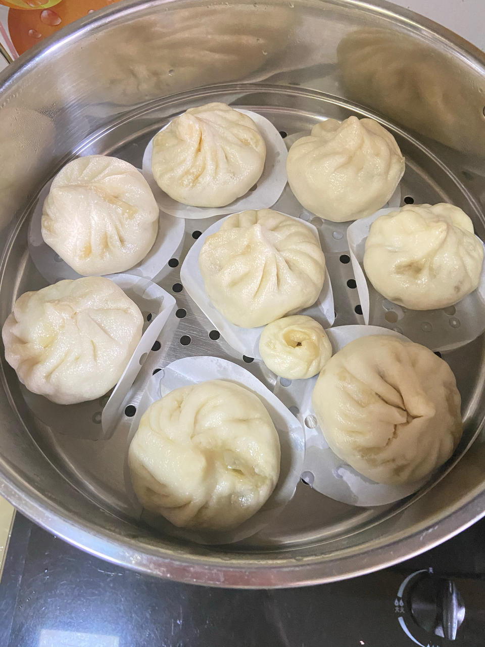 单独的包包子手法，捏包子捏法