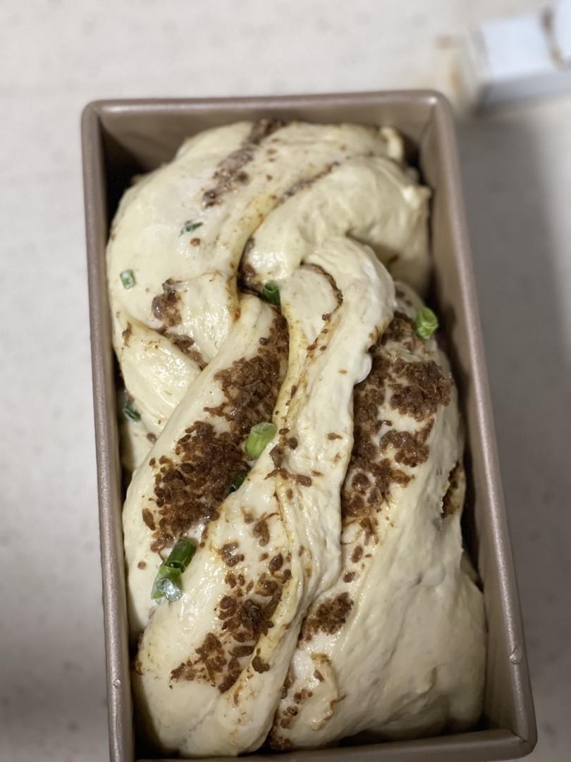 香葱肉松手撕吐司