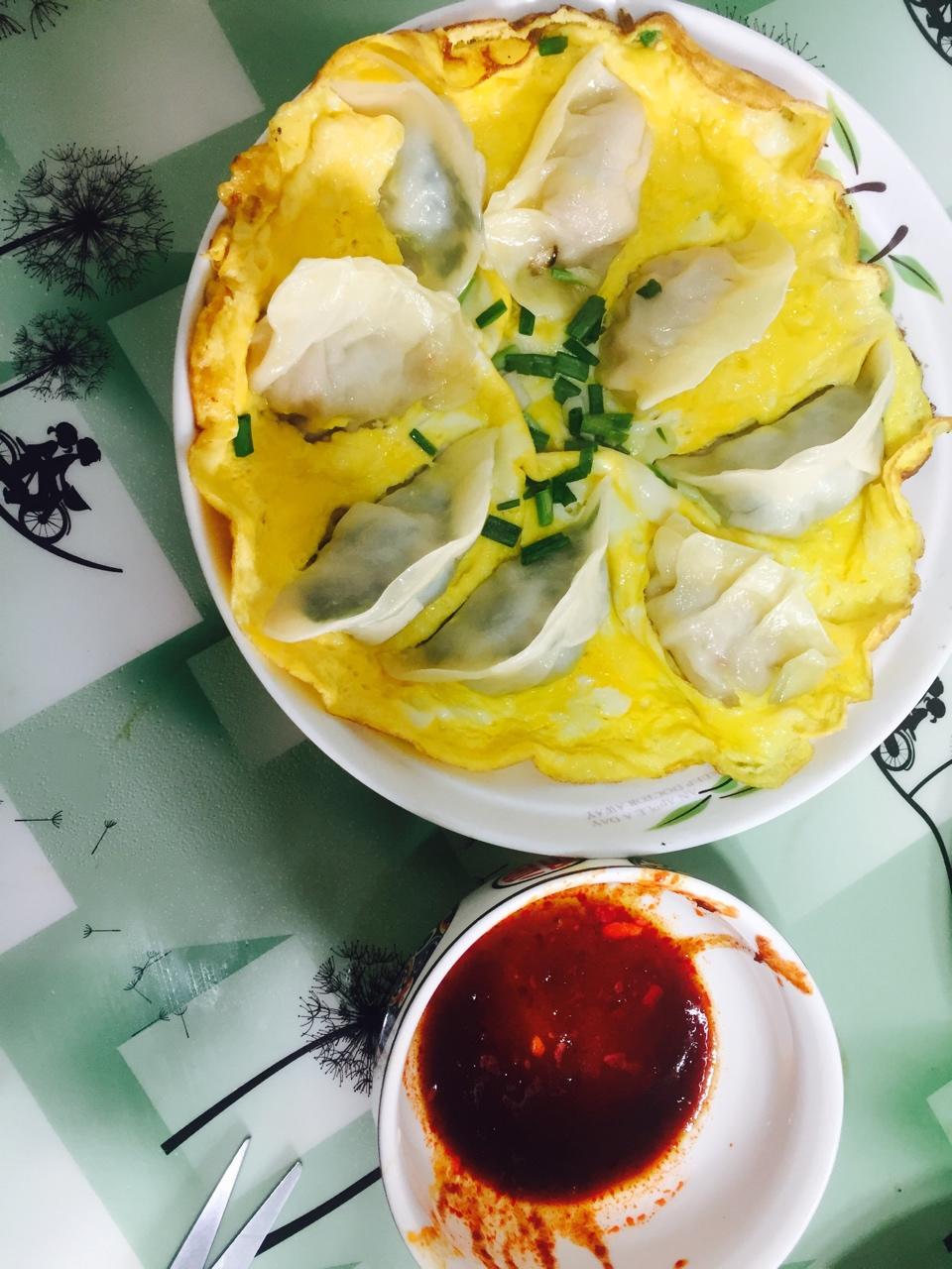 懒人快手抱蛋煎饺